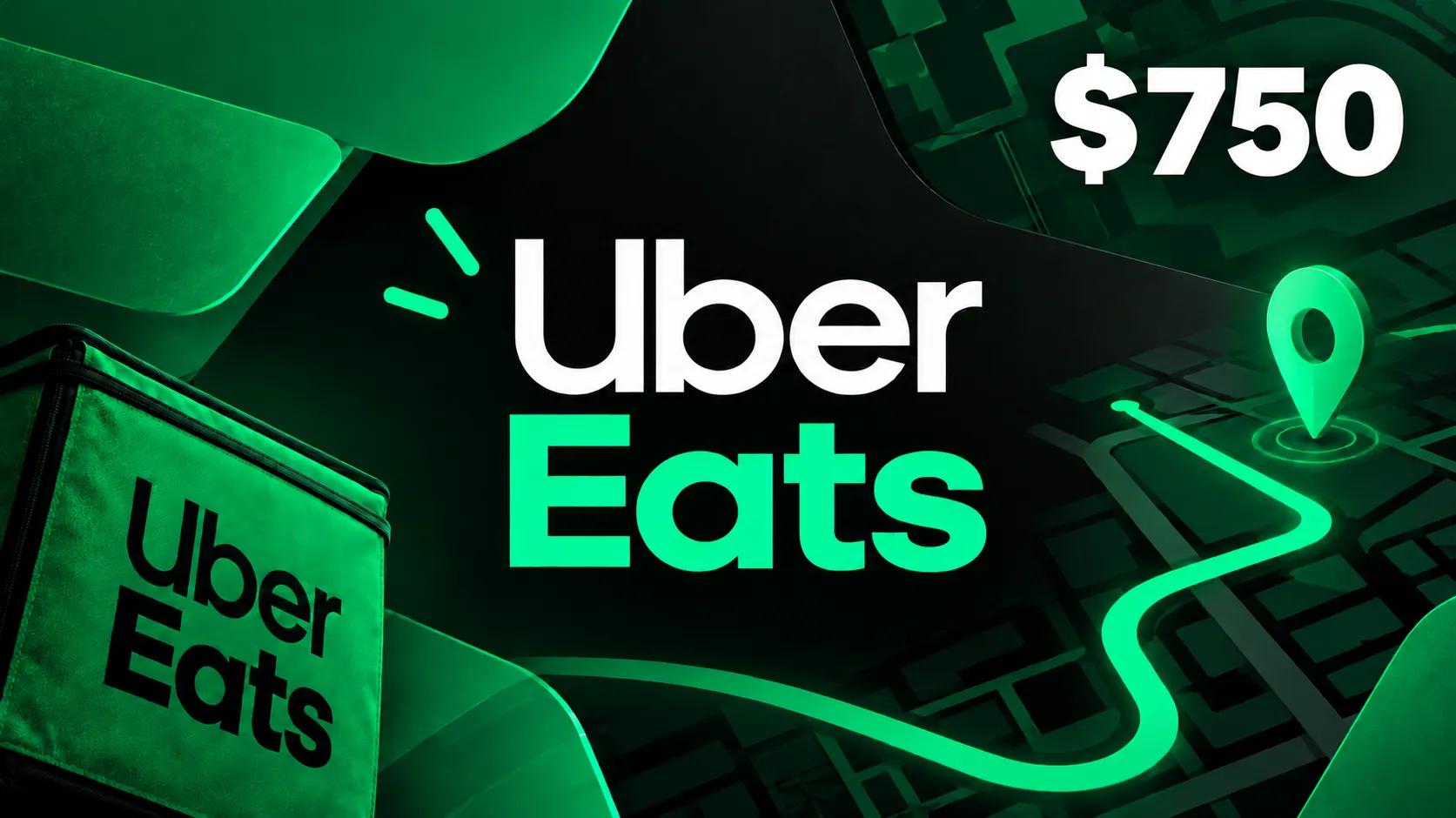 Uber Eats $750 reward artwork